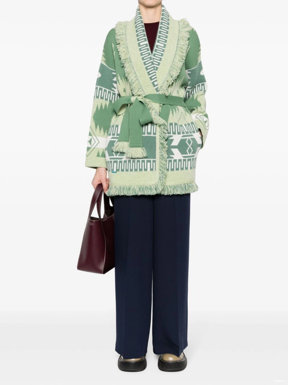 Affordable Women Icon cashmere cardigan Alanui belted 0825